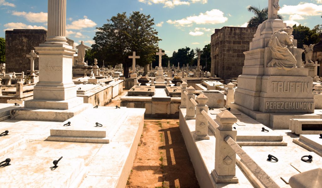 Der Friedhof 'Cementerio Cristóbal Colón' in Havanna