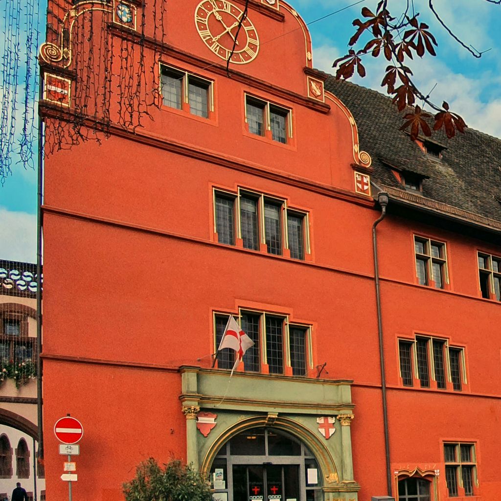 Das alte Rathaus von Freiburg