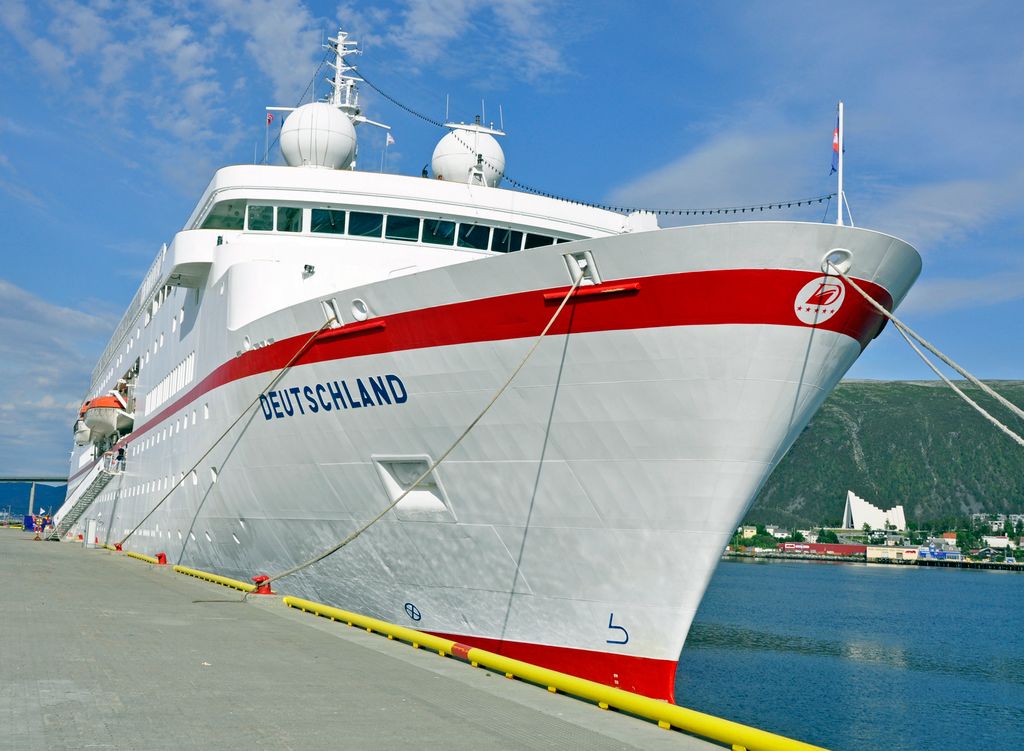 Die MS Deutschland in Tromsø / Norwegen