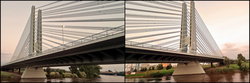 Die Werksbrücke West Frankfurt