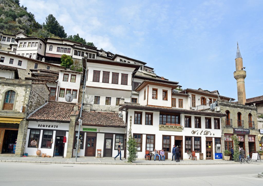 Bild: Der Stadtteil Mangalem von Berat