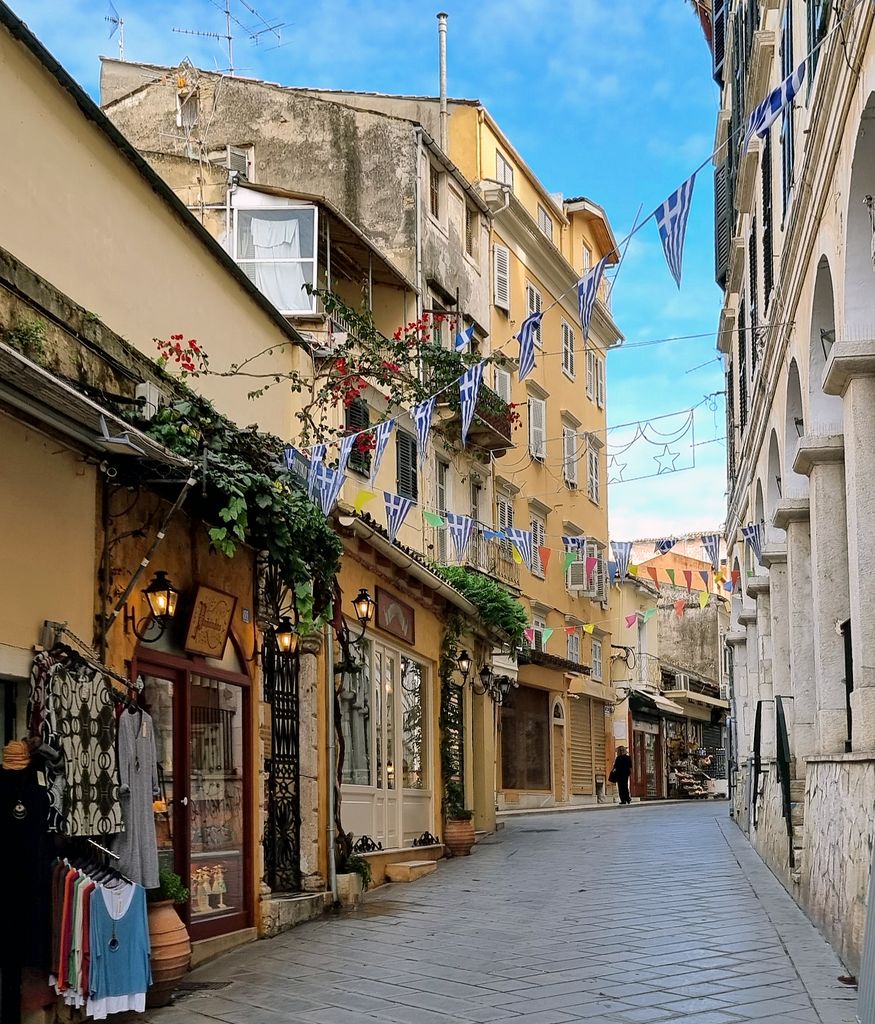 In der Altstadt von Korfu