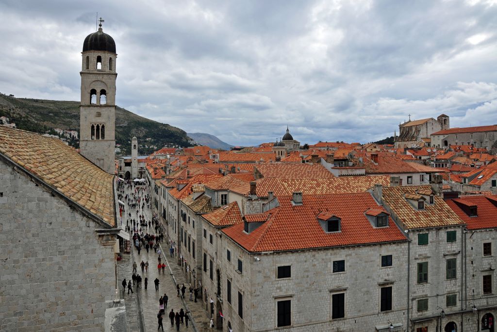 Blick auf Dubrovnik, Kroatien