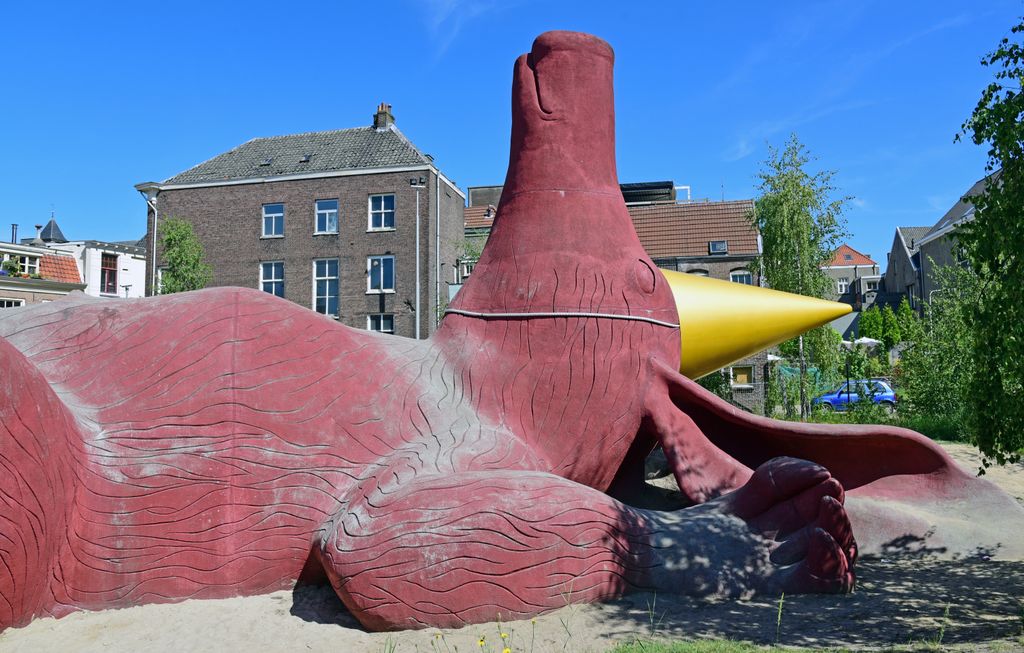 Die Aardvark Statue in Arnheim