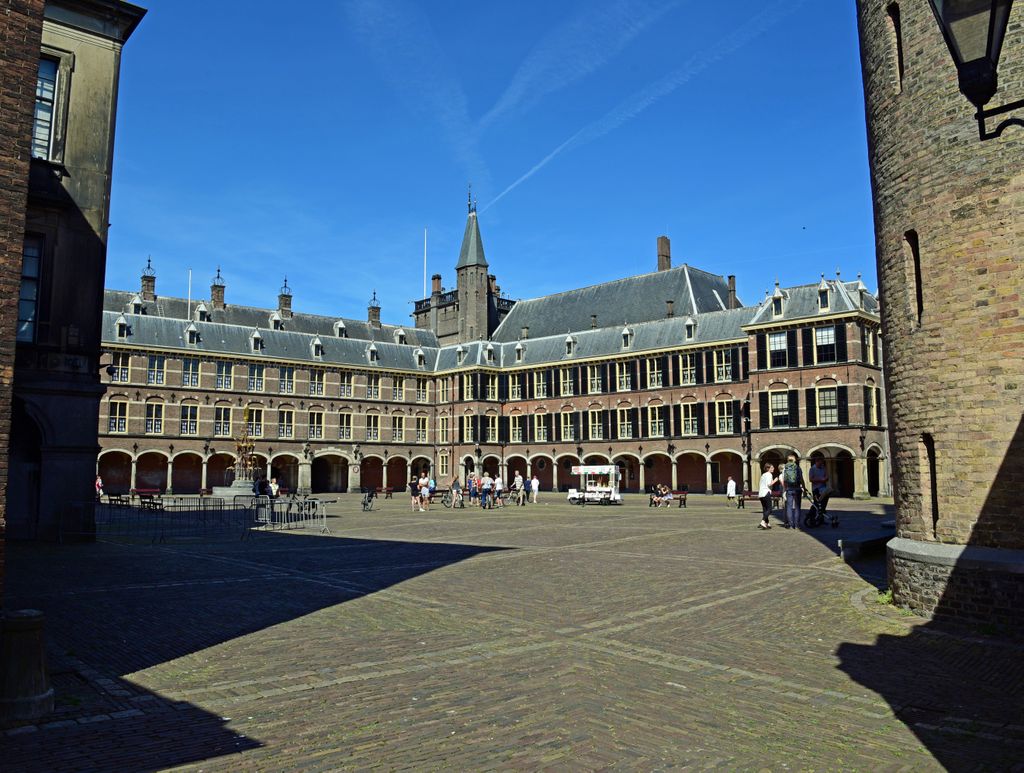Der Innenbereich des Binnenhof in Den Haag