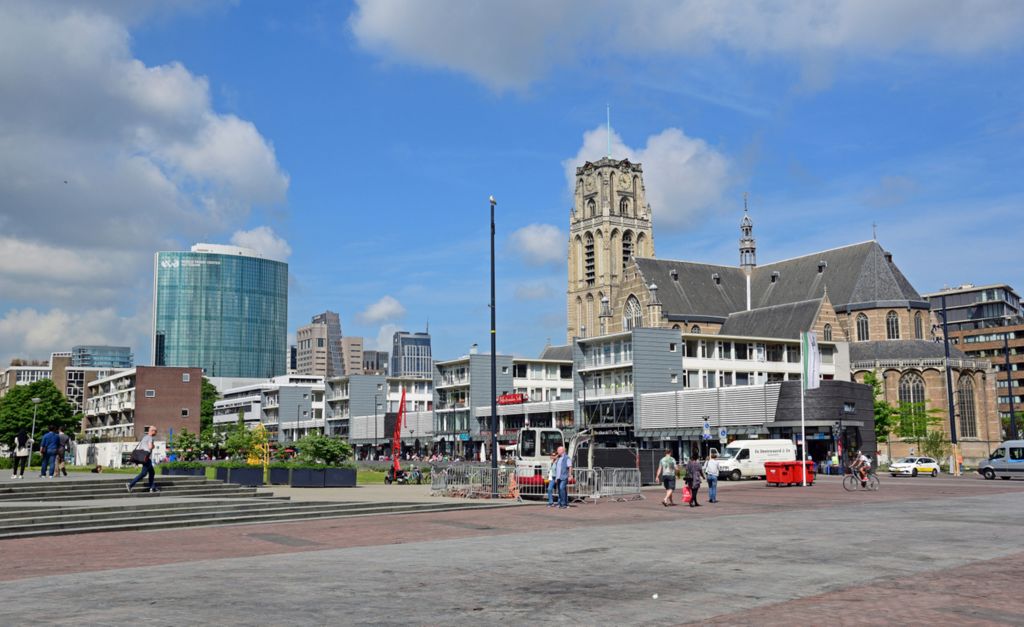 Die Innenstadt von Rotterdam