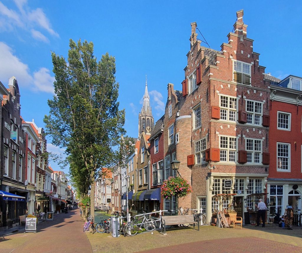 Auf dem Weg zur 'Nieuwe Kerk' in Delft