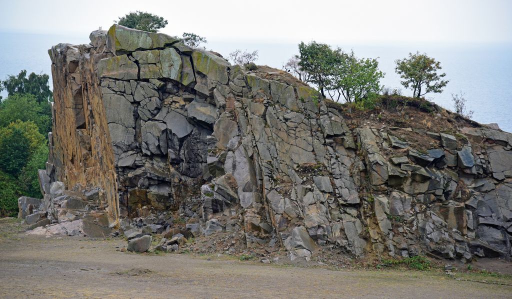 Steinbruch Hammerbruddet auf Bornholm