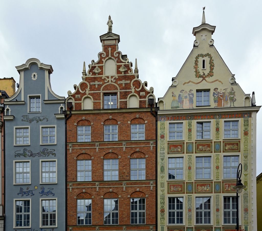 Häuser in der Altstadt von Danzig