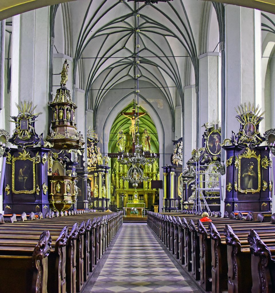 Die Nikolaikirche in Danzig