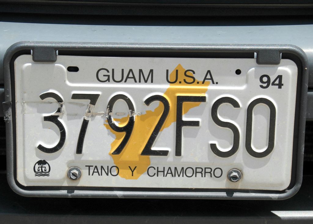 Guam-Nummernschild