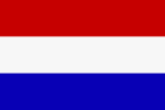 Die Nationalflagge von den Niederlanden