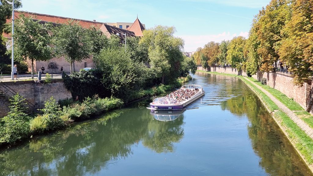 Ein Kanal in Straßburg
