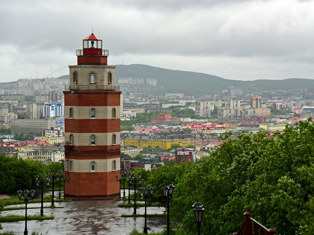 Das Seemann Monument in Murmansk