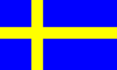 Die Nationalflagge von Schweden