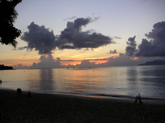Sunset auf den Seychellen