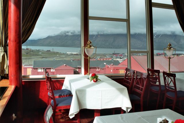 Das Restaurant im 'Spitsbergen Hotel'