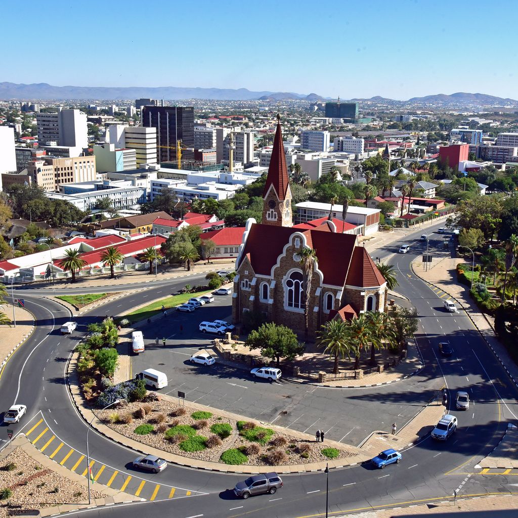 Blick vom Independence Museum aus auf Windhoek