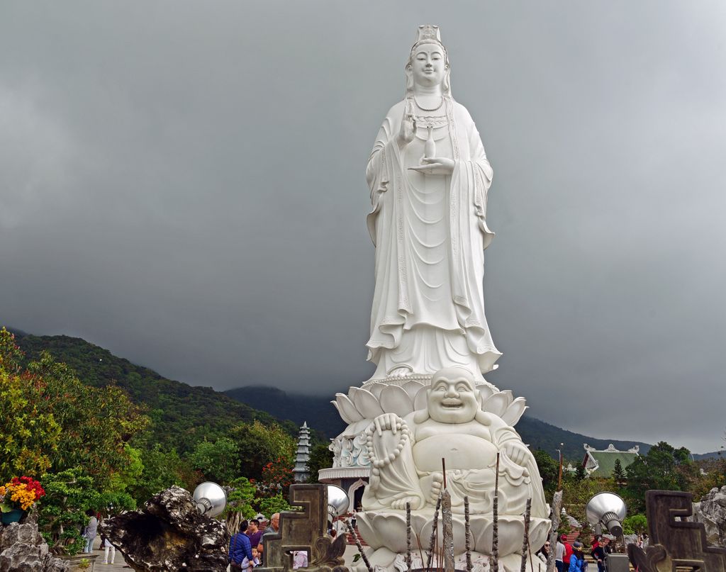 Die 'Goddess of Mercy' Statue in Danang