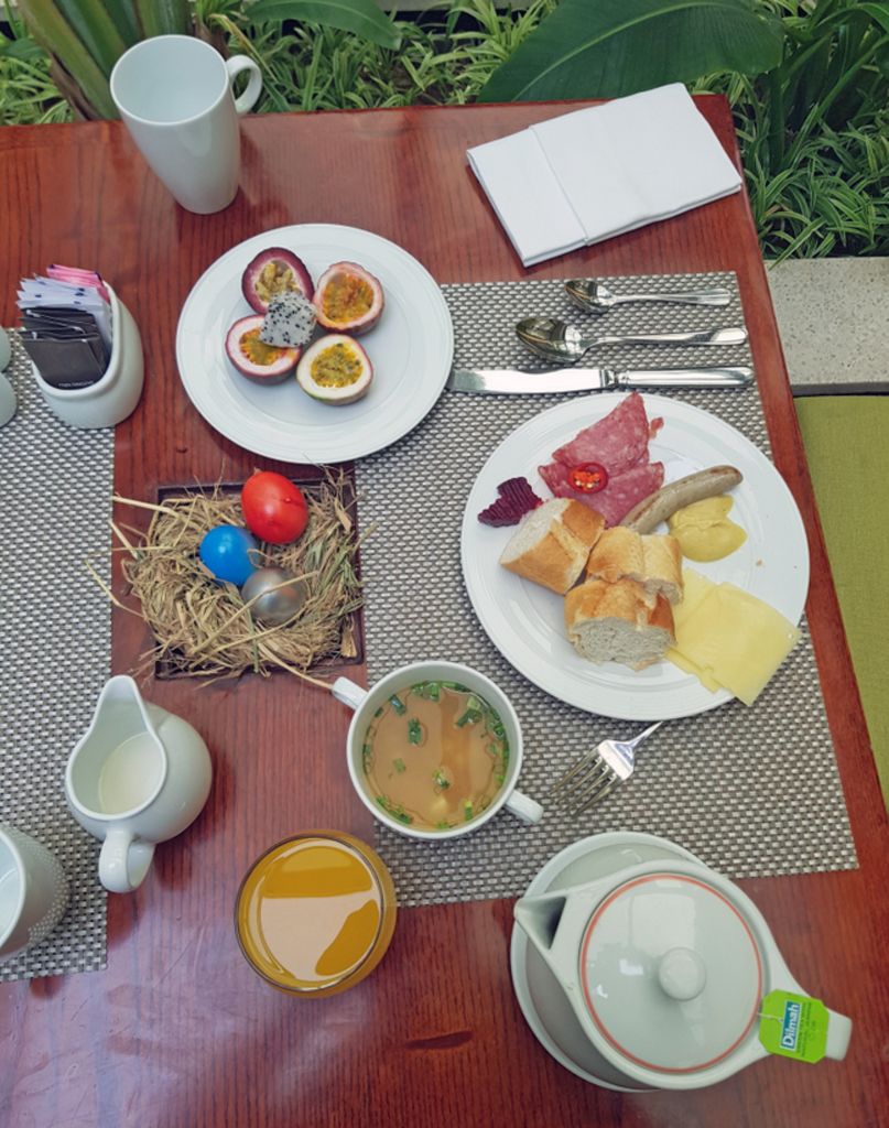 Frühstück im Hilton Hanoi