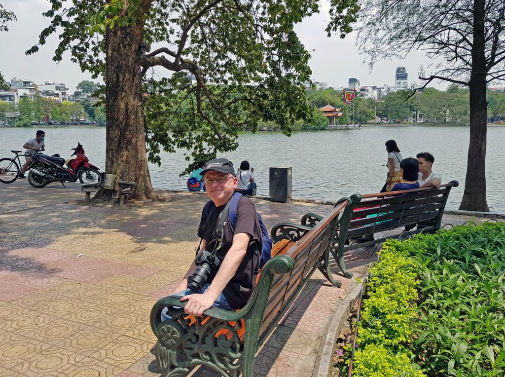 Zinni am Kiem-See in Hanoi
