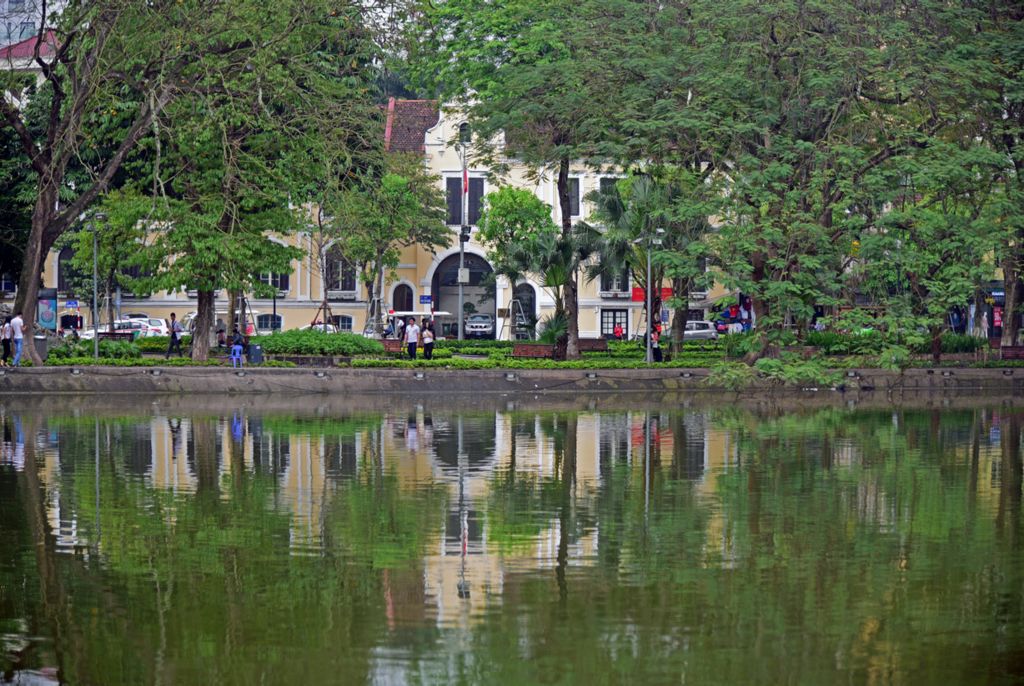 Der Hoan Kiem-See in Hanoi