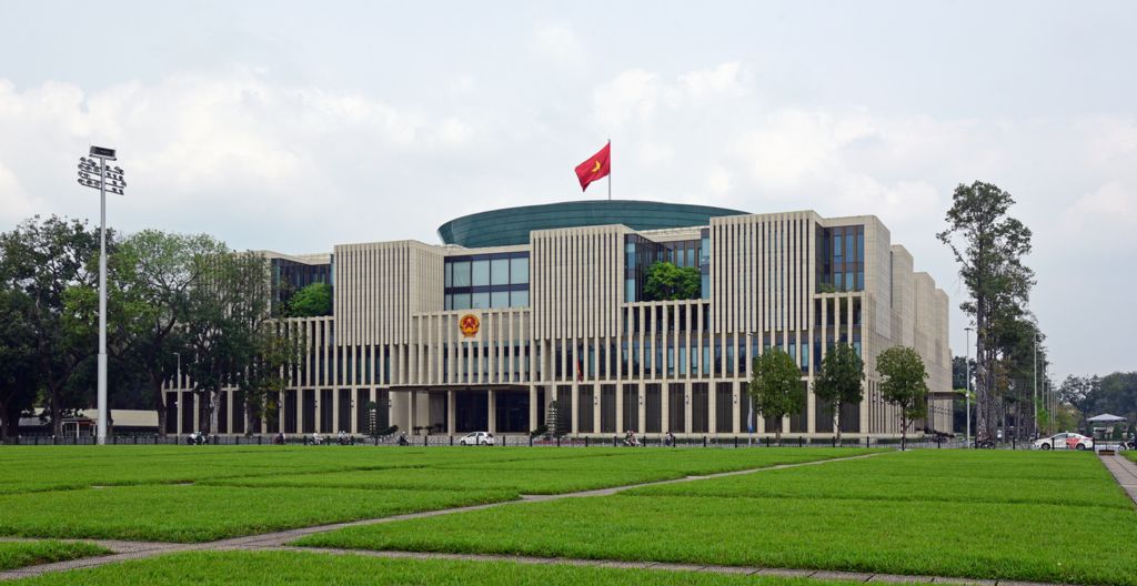 Der Sitz der Nationalversammlung in Hanoi