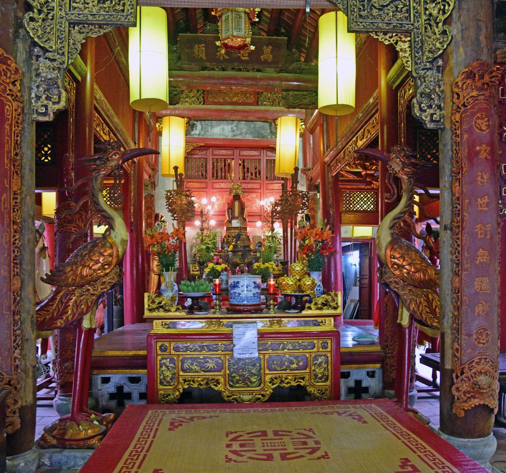 Einer der Tempel in Hanoi
