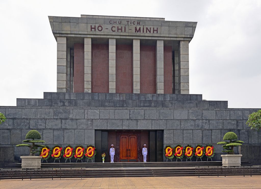 Das Ho Chi Minh-Mausoleum in Hanoi