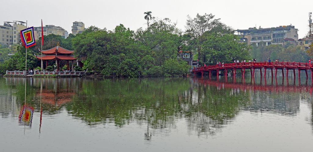 Der Jadeberg-Tempel in Hanoi