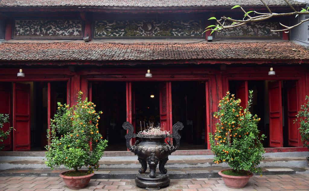 Der Jadeberg-Tempel in Hanoi