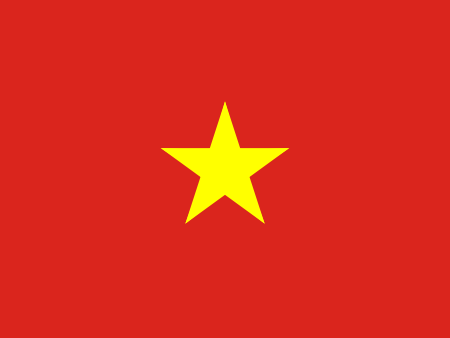 Die Nationalflagge von Vietnam